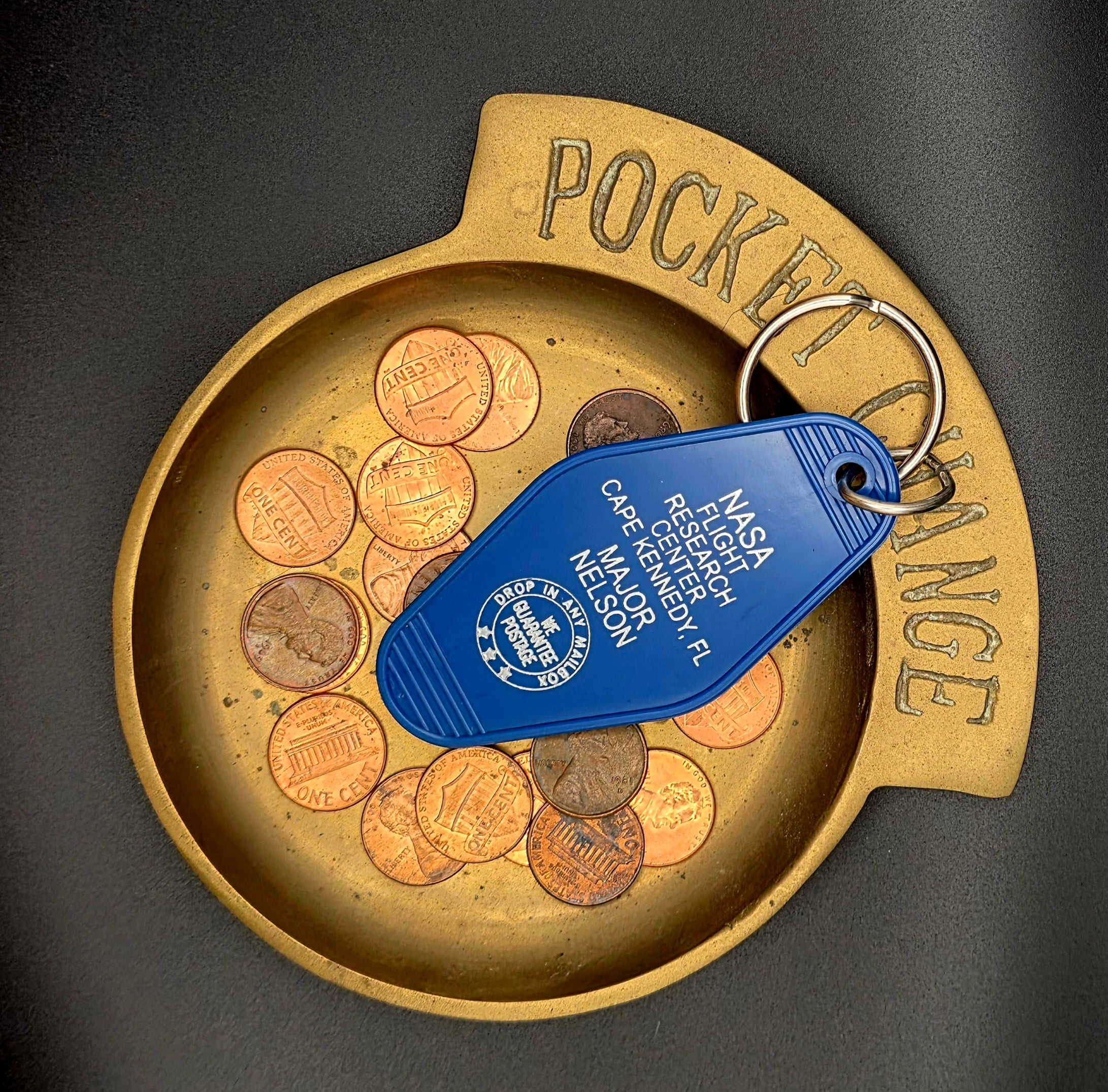 NASA Flight Research Center Hotel Keychain