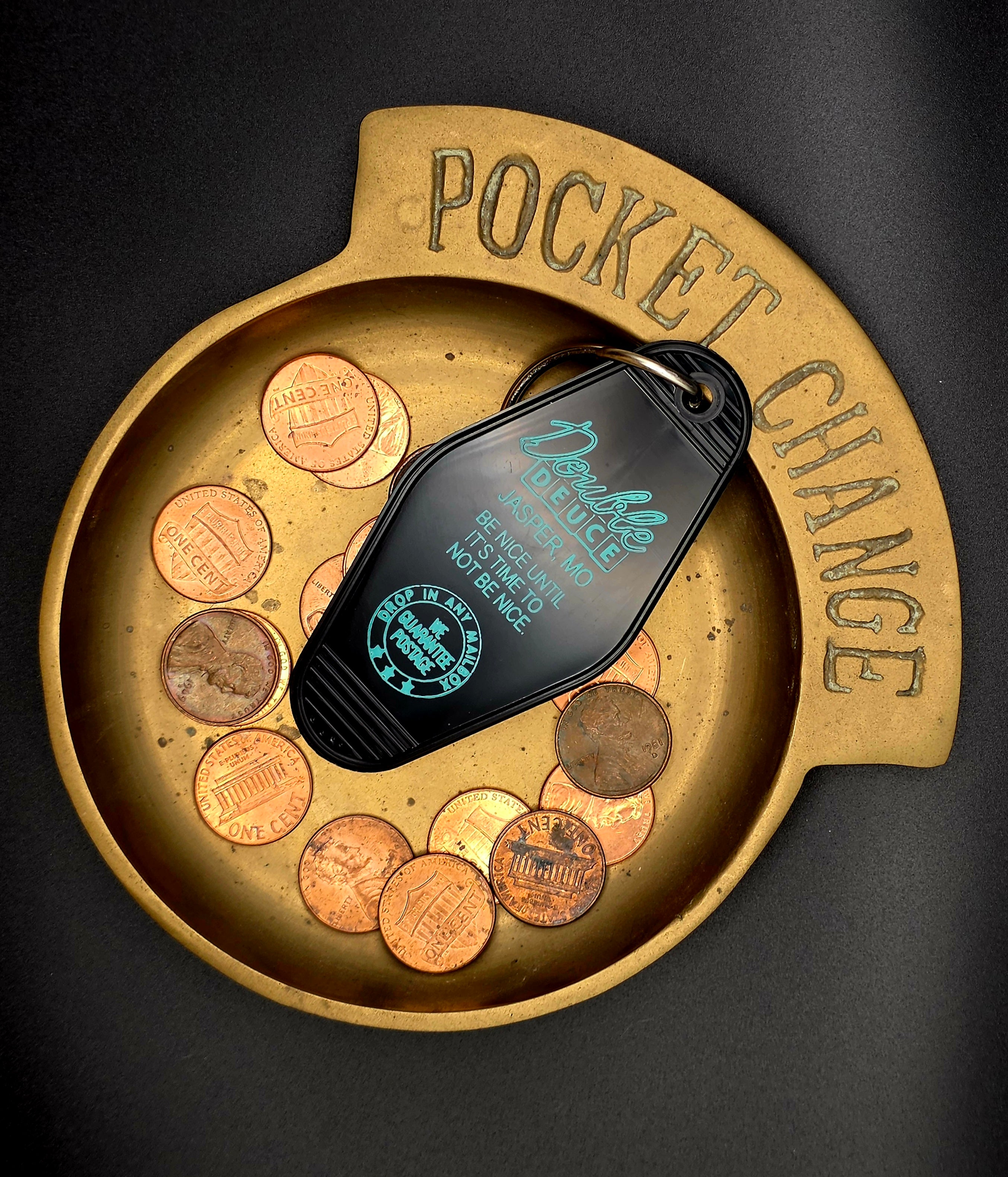 Double Deuce Hotel Style Keychain